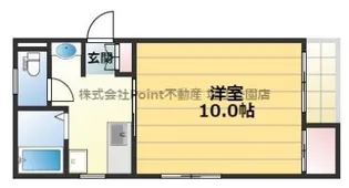 フローラル【3階】の間取り