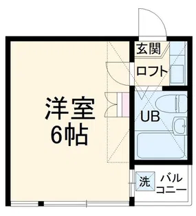 レオパレス東寺尾第2【1階】の間取り