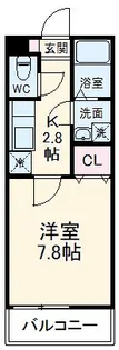 レ・フレール【3階】の間取り