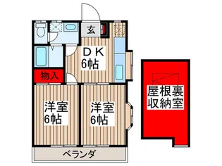 ツインシティKI【2階】の間取り