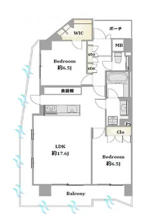 秀和青山神宮前レジデンス【13階】の間取り