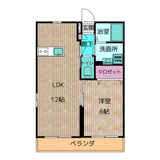 LE CHOCOLAT【2階】の間取り