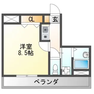 サンコークレアール【4階】の間取り