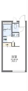 レオパレスベルヴィ北丘【2階】の間取り