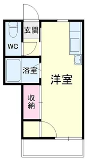 ウエストハイツ木下【2階】の間取り
