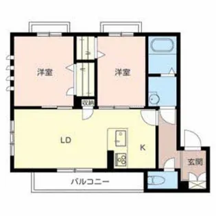 アルファエール【2階】の間取り
