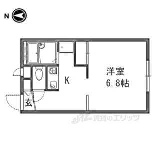 レオパレスOHI4【1階】の間取り
