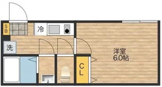 クエスト上石神井【2階】の間取り