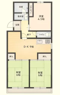 アビタシオン21【1階】の間取り