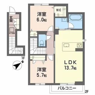 ShaMaison SAKURA【2階】の間取り