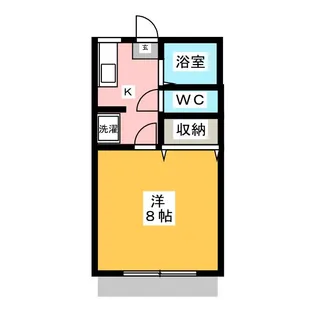 クレセント渡辺 C棟【1階】の間取り
