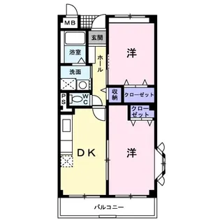 ベルラン88【4階】の間取り