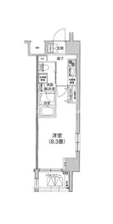 アイル芝浦東京ベイ【7階】の間取り