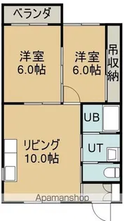 センティール五稜郭【1階】の間取り