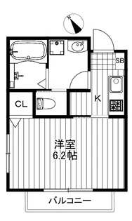 ラウレア下北沢【2階】の間取り