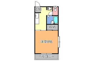 コーポユー【1階】の間取り