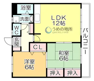 サンすばる21【2階】の間取り