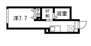 サンインキューブ池袋【1階】の間取り