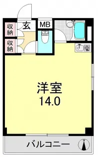 ドミール喜連【4階】の間取り