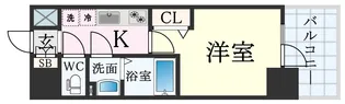 ソルメルディア神戸MJC【9階】の間取り