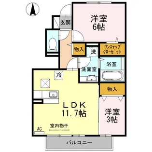 ハイコンプリートS【1階】の間取り