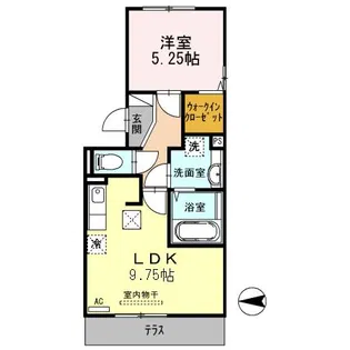 リーベン バウム【1階】の間取り