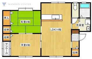キャッスルモリタB【1階】の間取り