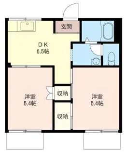 グレースMEIWA【1階】の間取り