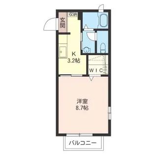 Astious(アスティオス)【2階】の間取り