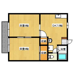 サンユート【2階】の間取り