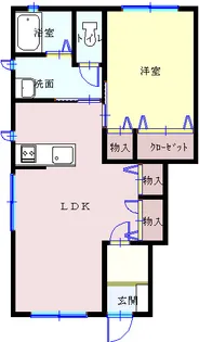CASA D ANGELA(カサデアンジェラ)【1階】の間取り