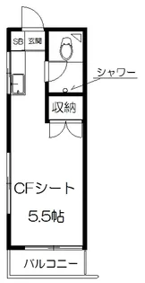 矢澤方【3階】の間取り