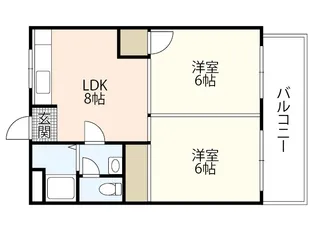 グランデ・パラッツォ・大芝III【3階】の間取り