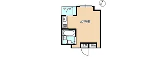 第2岩田ビル【2階】の間取り