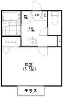 メゾンフジサワ【2階】の間取り