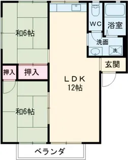 風薫るビレッヂC【2階】の間取り