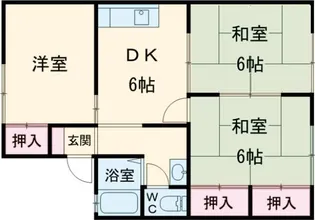 セジュール北尾【2階】の間取り