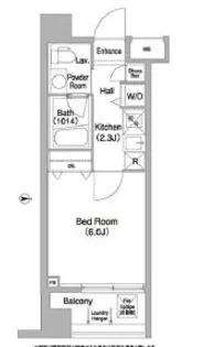 コンフォリア本所吾妻橋【2階】の間取り