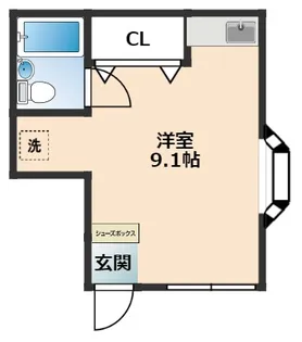 シーコーポ【1階】の間取り