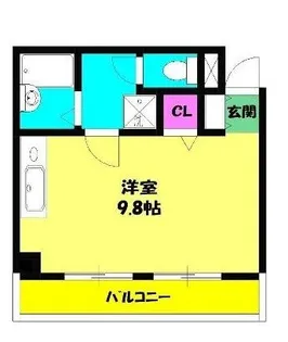 新田町小川マンション【4階】の間取り