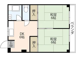 上竹ビル【5階】の間取り