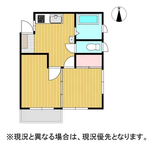 倉ビルマンション【6階】の間取り