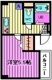 プレシャス南与野【2階】の間取り