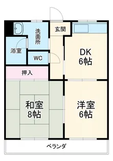 クラフトII【2階】の間取り
