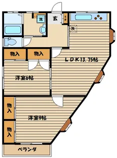 東京都府中市矢崎町2【一戸建】の間取り