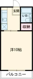 ベルビーハイツ【2階】の間取り
