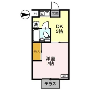 林マンション【2階】の間取り