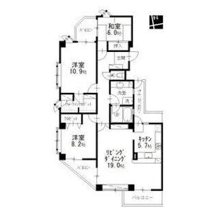コート八事石坂【2階】の間取り