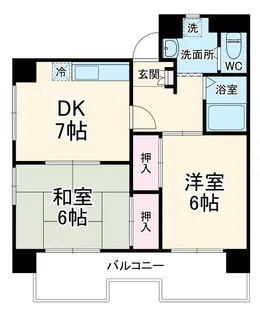 サンパーク大鐘III【3階】の間取り