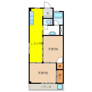 紅屋ビル【2階】の間取り